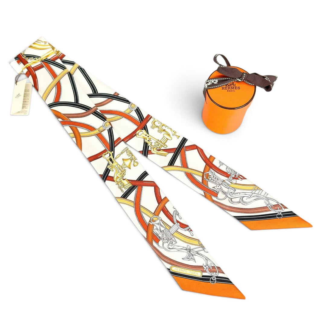 Pristine HERMES scarf HARNAIS LEGENDAIRE (Legendary Harness) Multi silk Women