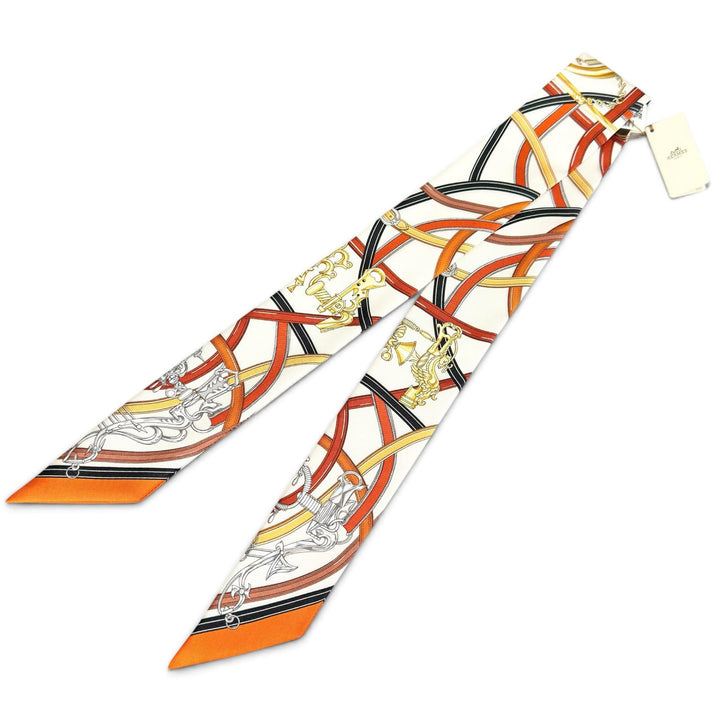 Pristine HERMES scarf HARNAIS LEGENDAIRE (Legendary Harness) Multi silk Women