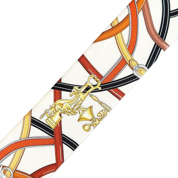 Pristine HERMES scarf HARNAIS LEGENDAIRE (Legendary Harness) Multi silk Women