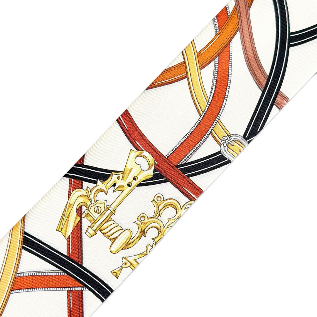 Pristine HERMES scarf HARNAIS LEGENDAIRE (Legendary Harness) Multi silk Women