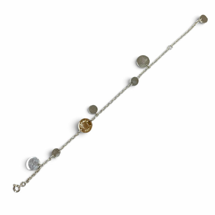 Great HERMES bracelet Bookplate Pink gold 925 Women