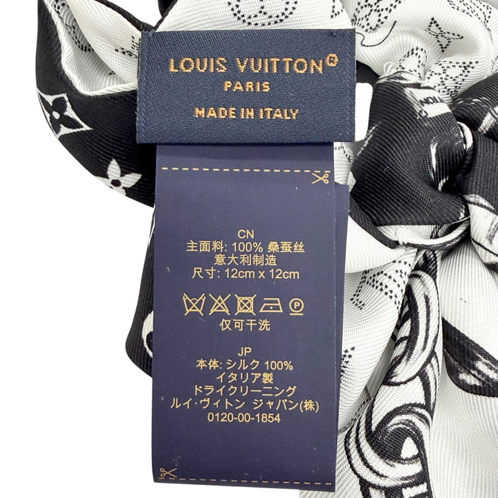 Excellent LOUIS VUITTON LV Bloom Scrunchie Monogram hair accessories S M96662