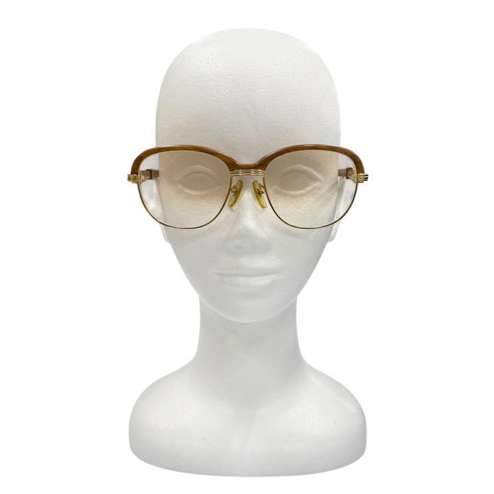 Great Cartier sunglasses Trinity Brown Wood mens