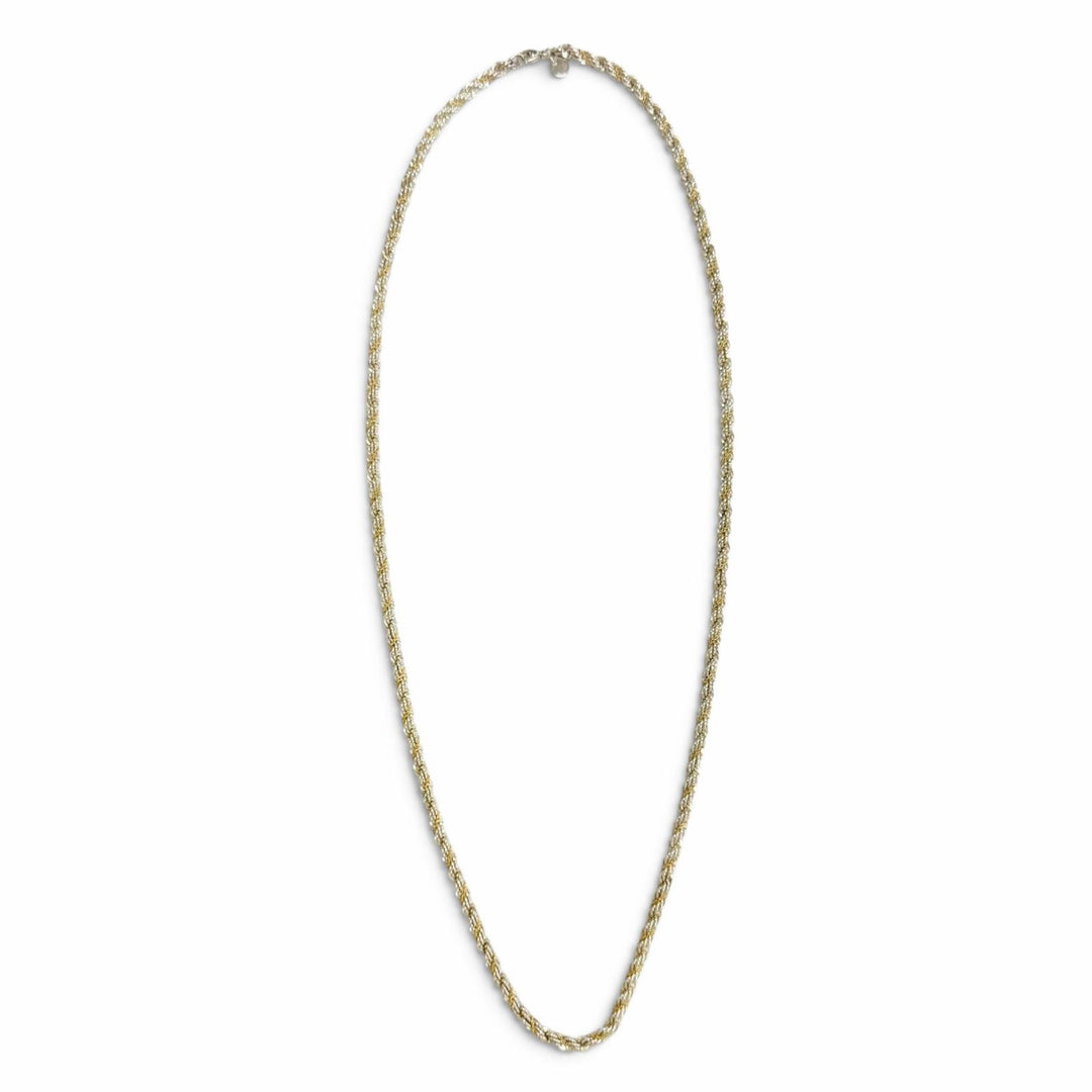 Excellent TIFFANY&Co. Necklace Twist Chain Long Silver 925 Women