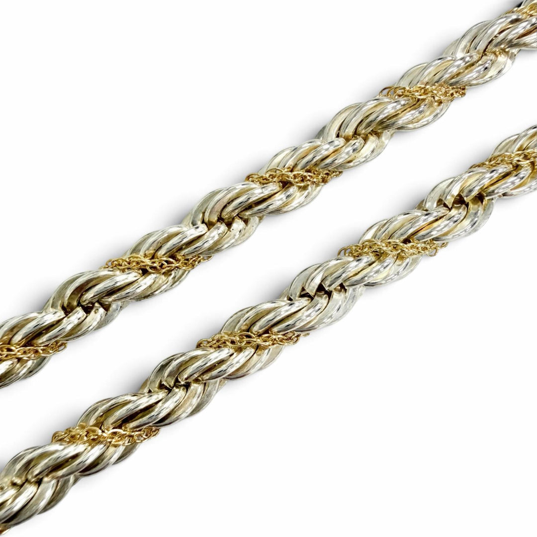 Excellent TIFFANY&Co. Necklace Twist Chain Long Silver 925 Women