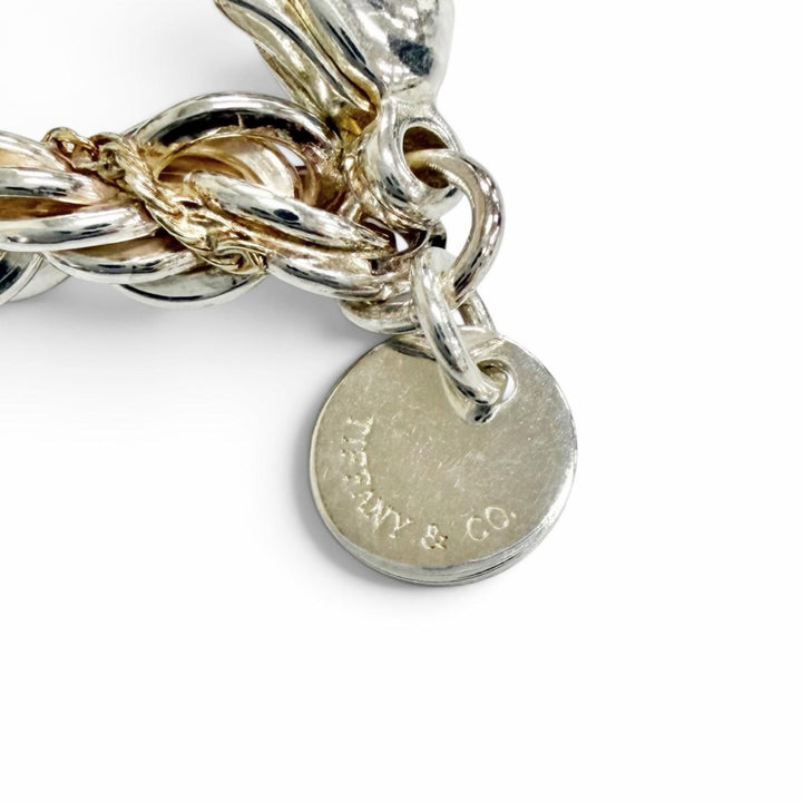 Excellent TIFFANY&Co. Necklace Twist Chain Long Silver 925 Women
