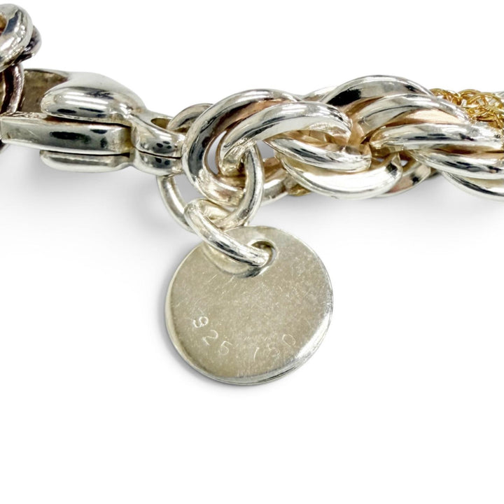 Excellent TIFFANY&Co. Necklace Twist Chain Long Silver 925 Women