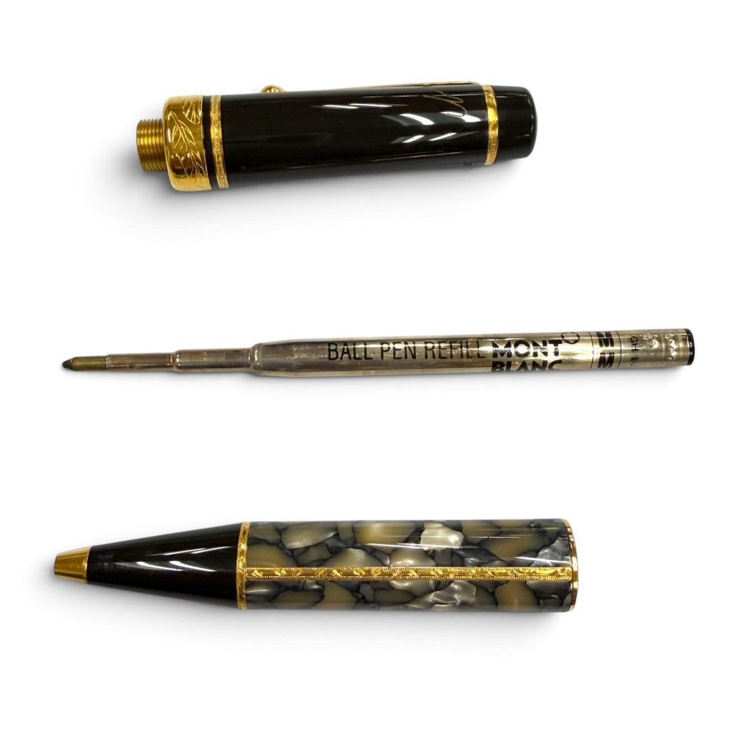 Very Good MONTBLANC Ballpoint pen Author Series 1996: Alexandre Dumas black