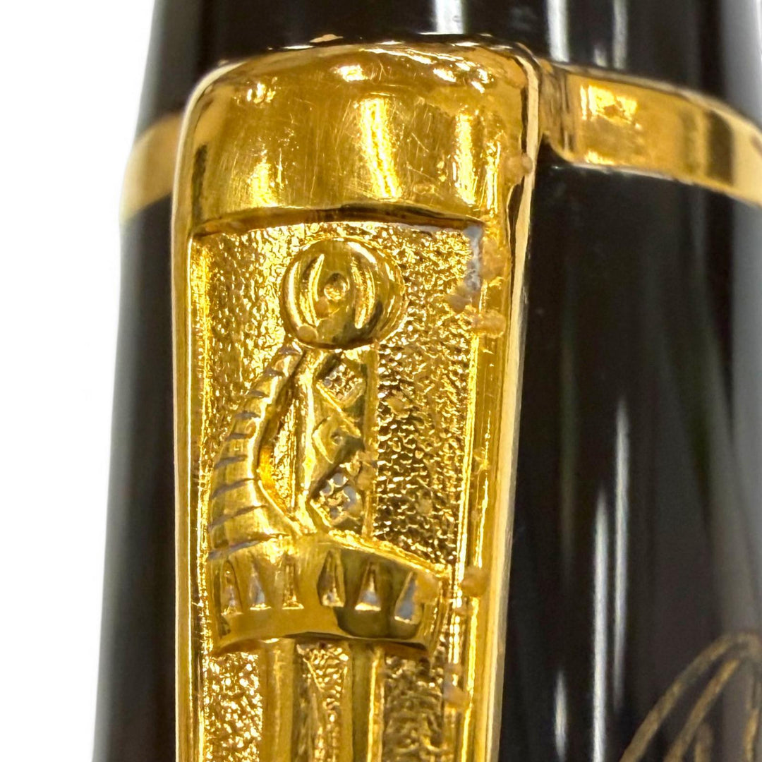 Very Good MONTBLANC Ballpoint pen Author Series 1996: Alexandre Dumas black