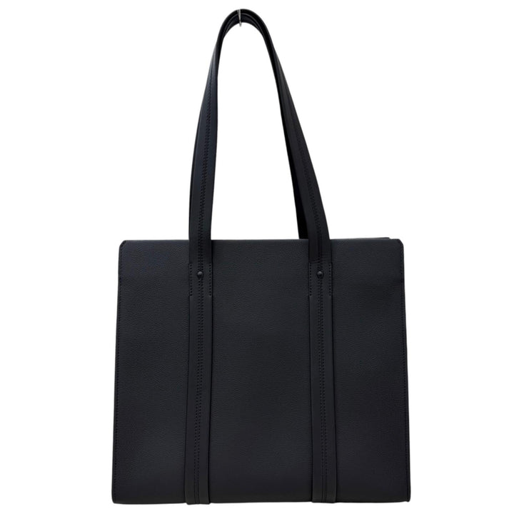 Excellent LOUIS VUITTON Tote Bag LV Aerogram Takeoff black leather mens M57308
