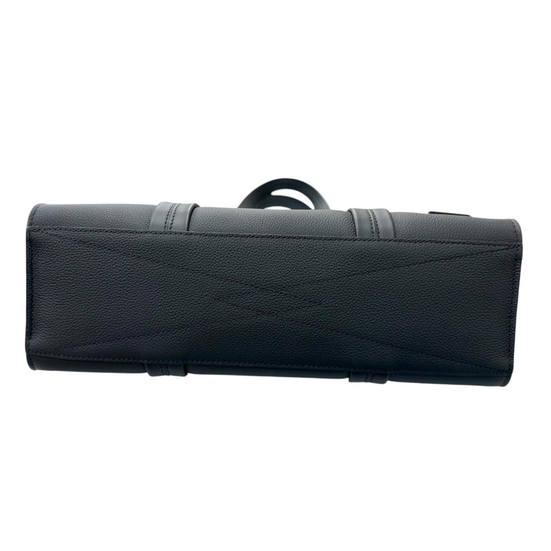 Excellent LOUIS VUITTON Tote Bag LV Aerogram Takeoff black leather mens M57308