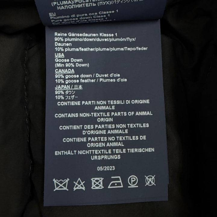 Great Herno down coat Lightweight logo buttons black Nylon Women 40 PI001796D