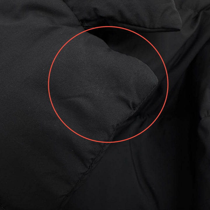 Great Herno down coat Lightweight logo buttons black Nylon Women 40 PI001796D