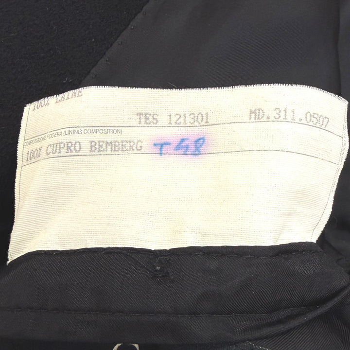 Very Good GUCCI Chester coat Tom Ford black wool mens 48 121301