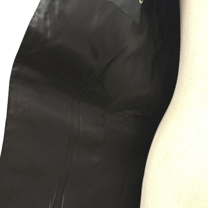 Very Good GUCCI Chester coat Tom Ford black wool mens 48 121301