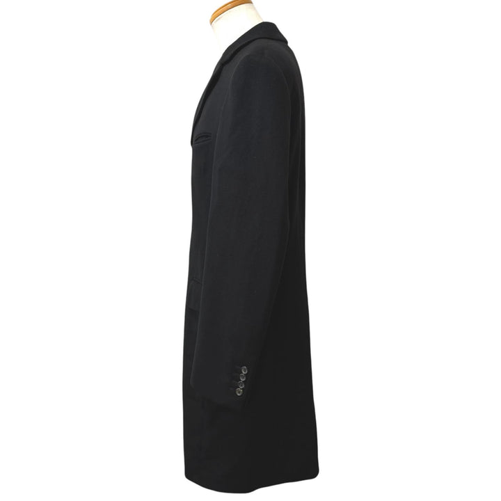 Very Good GUCCI Chester coat Tom Ford black wool mens 48 121301