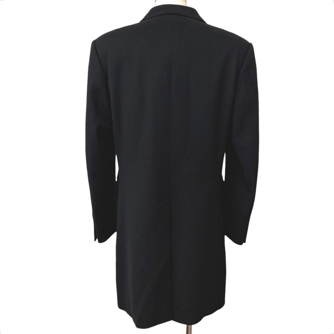Very Good GUCCI Chester coat Tom Ford black wool mens 48 121301
