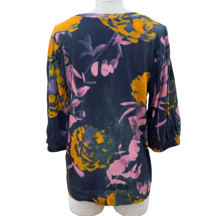 Great DRIES VAN NOTEN T-shirt Floral print short-sleeved T-shirt multicolor S