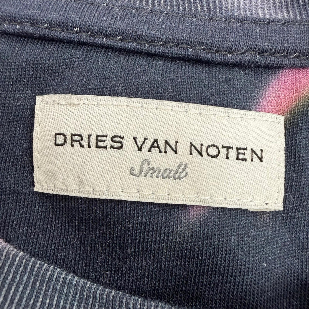 Great DRIES VAN NOTEN T-shirt Floral print short-sleeved T-shirt multicolor S