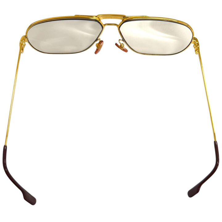 Very Good Cartier Glasses Trinity Two-Bridge Teardrop gold mens