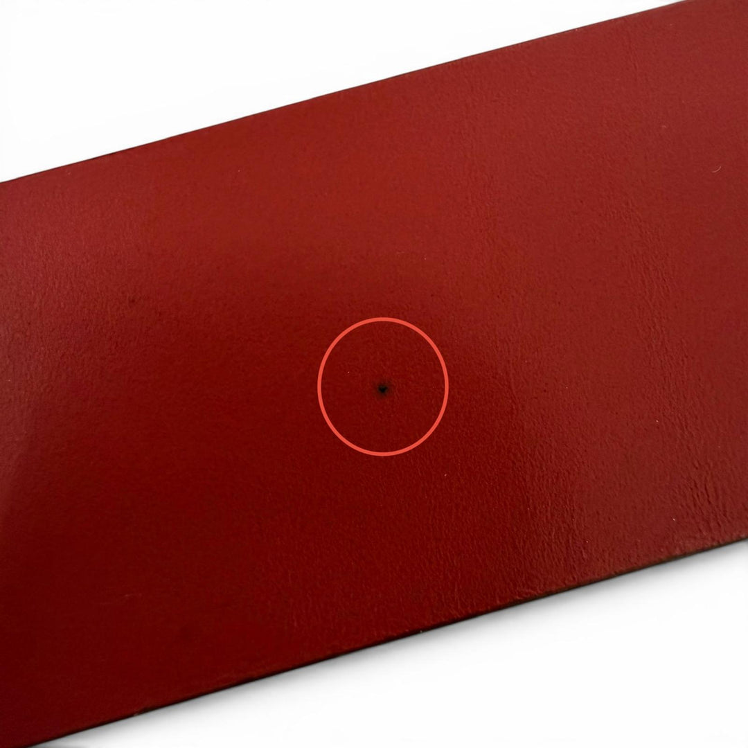 Excellent GUCCI belt Interlocking G leather Red leather Women 546389