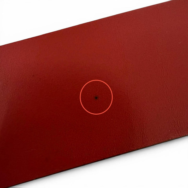 Excellent GUCCI belt Interlocking G leather Red leather Women 546389