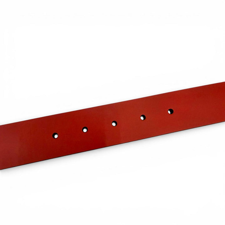 Excellent GUCCI belt Interlocking G leather Red leather Women 546389