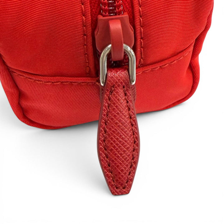 Pristine PRADA Re-Nylon Mini Pouch TriangleWith logo Nylon 1NE175