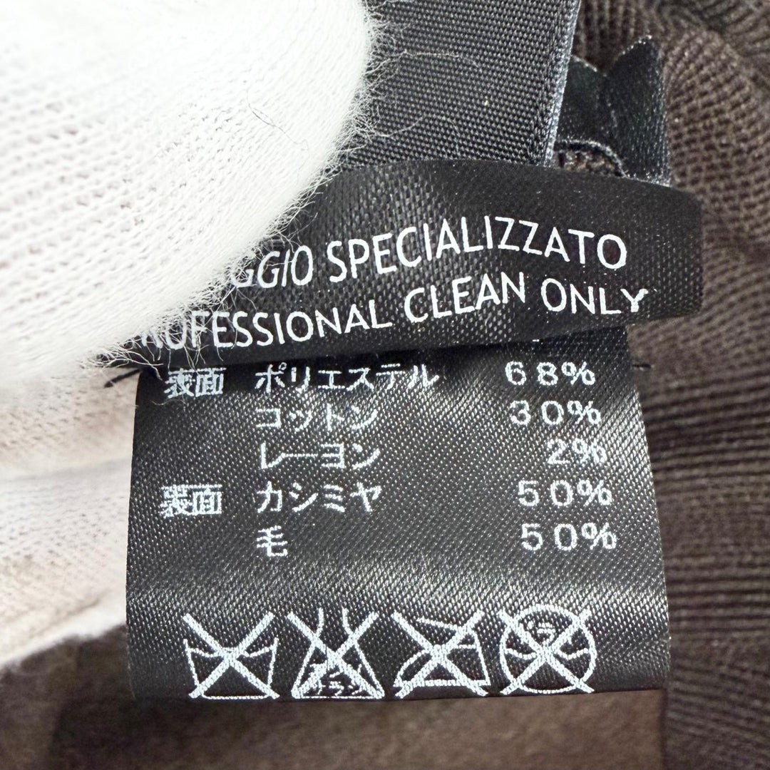 Pristine GUCCI Logo leather patch GG canvas web line bucket hat beige Women M