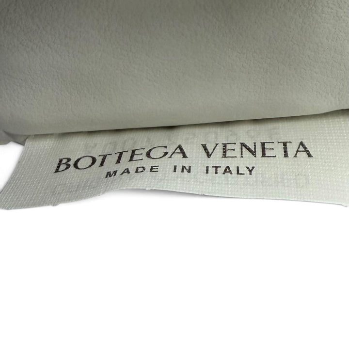 Great BOTTEGAVENETA Handbag mini jodie INTRECCIATO leather white leather 777607