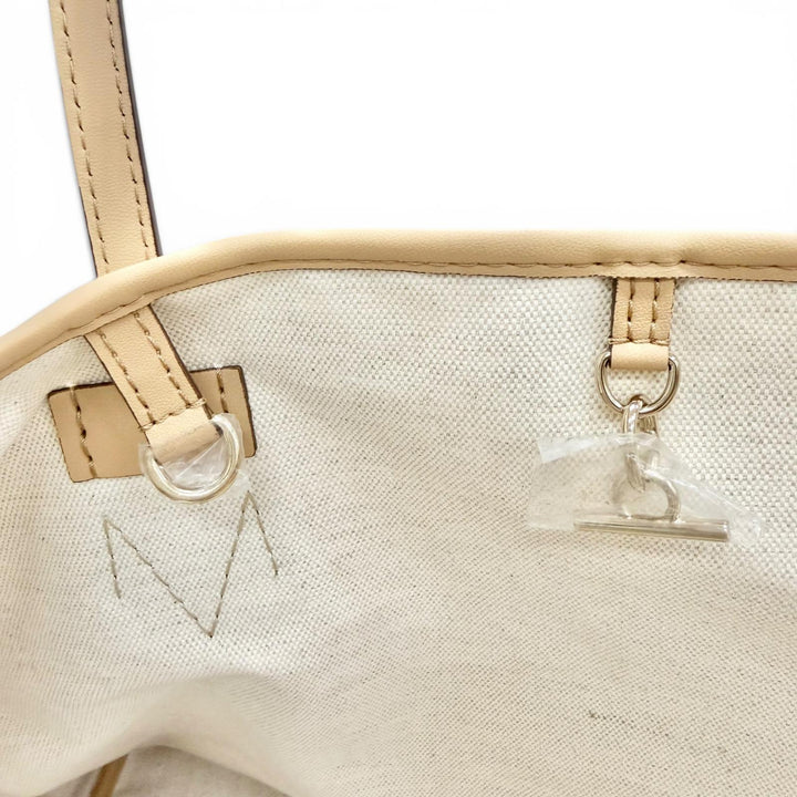 Great MOREAU PARIS Tote Bag Saint-Tropez GM beige Coated canvas Women