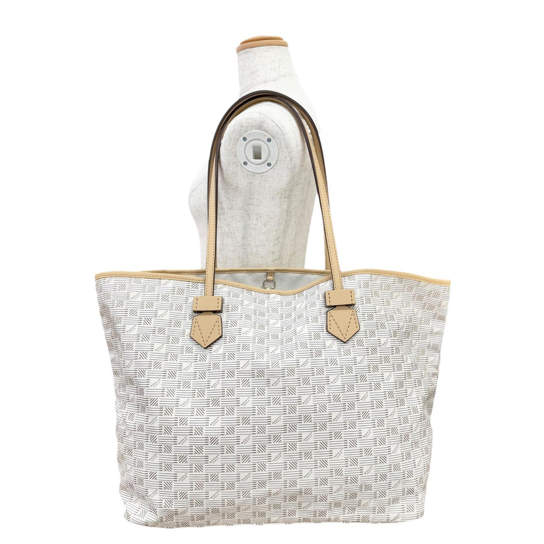 Great MOREAU PARIS Tote Bag Saint-Tropez GM beige Coated canvas Women