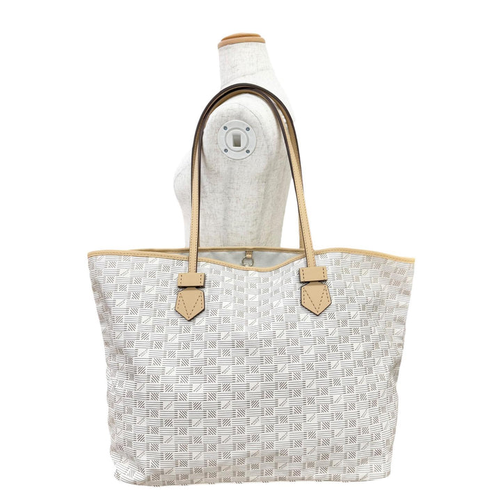 Great MOREAU PARIS Tote Bag Saint-Tropez GM beige Coated canvas Women