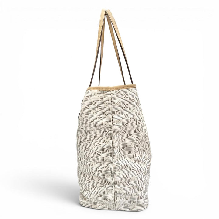 Great MOREAU PARIS Tote Bag Saint-Tropez GM beige Coated canvas Women