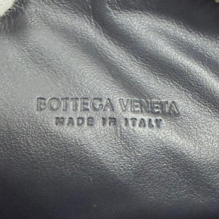 Excellent BOTTEGAVENETA Handbag Wallace INTRECCIATO leather Dark gray 754443