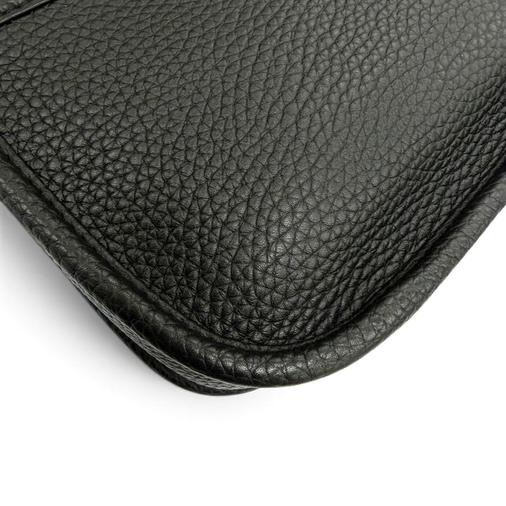 Excellent MONCLER Lania PM Shoulder Bag Logo patch, boa leather black Women