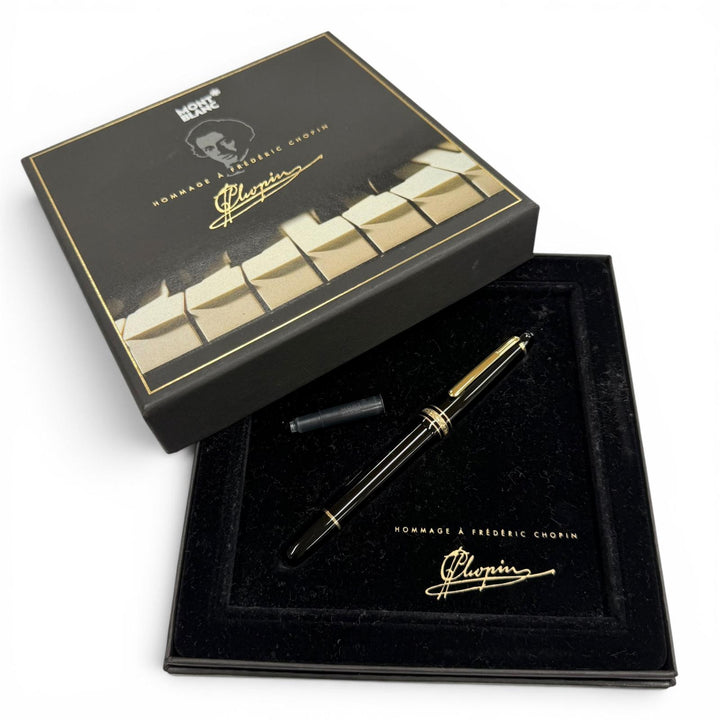 Excellent MONTBLANC fountain pen Meisterstück Classical Omage FrédéricChopin