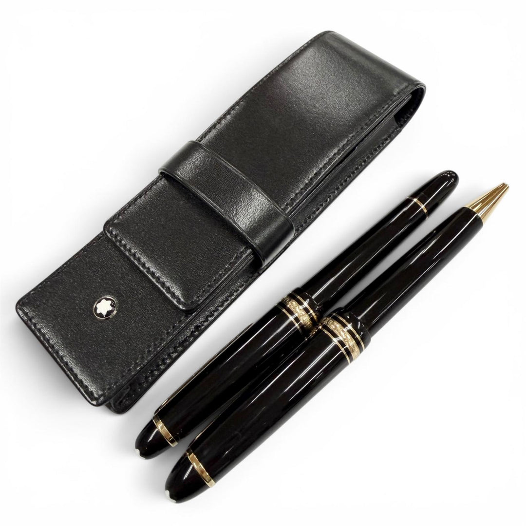 Excellent MONTBLANC Meisterstück 145 Classic Le Grand Set of 2 ballpoint pens