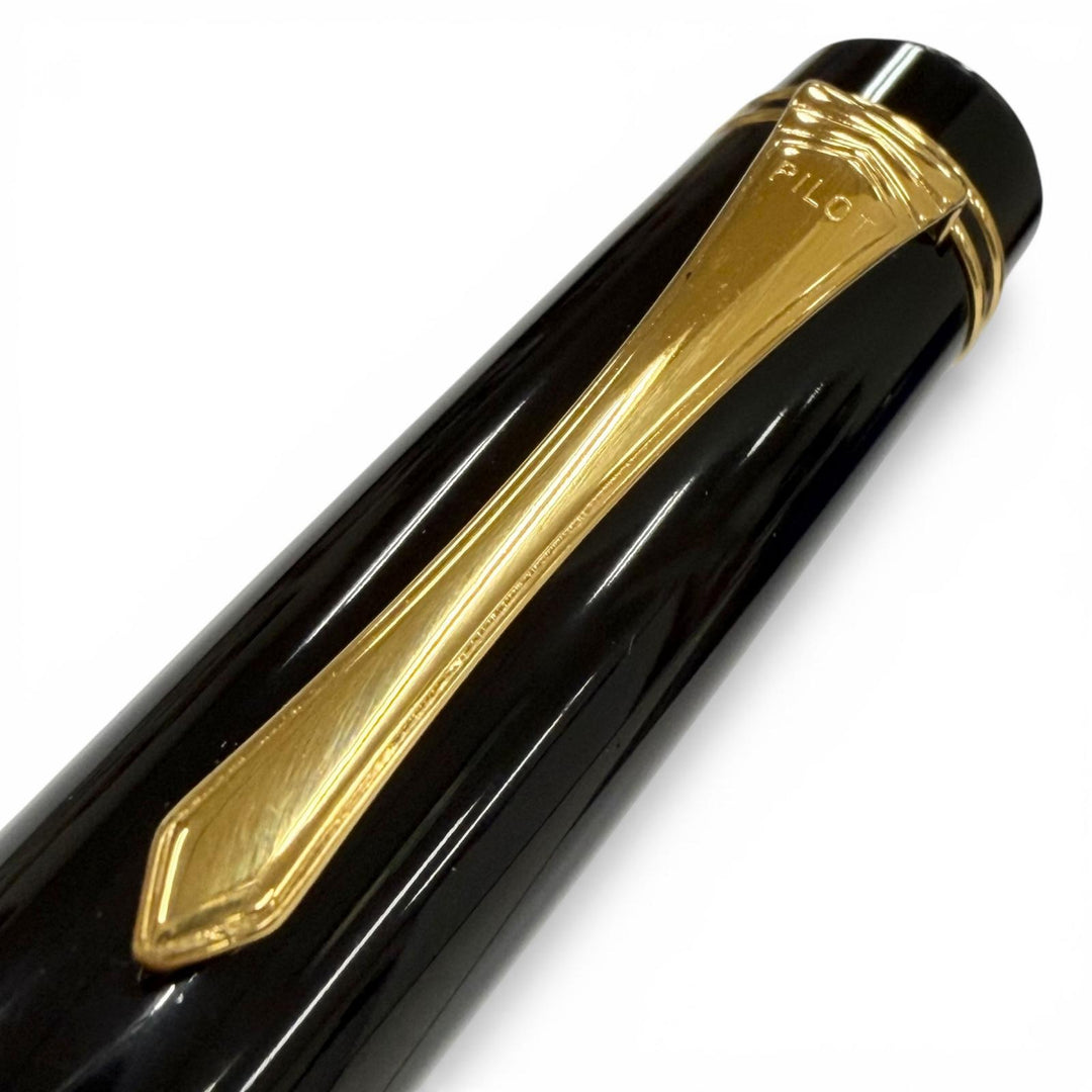 Great PILOT fountain pen 75th anniversary black 18K mens