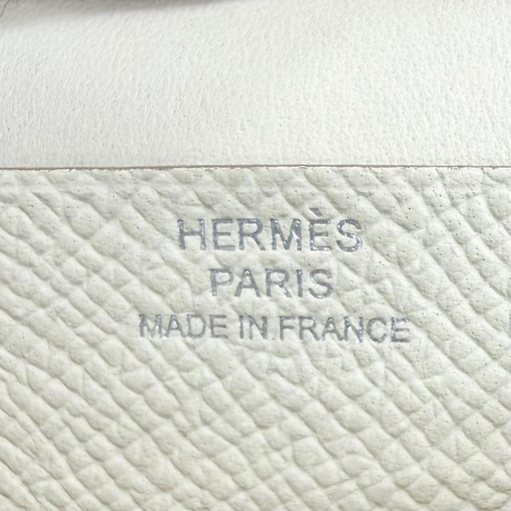 Pristine HERMES Bifold Wallet Bearn Mini Coin case compact wallet Epsom Leather