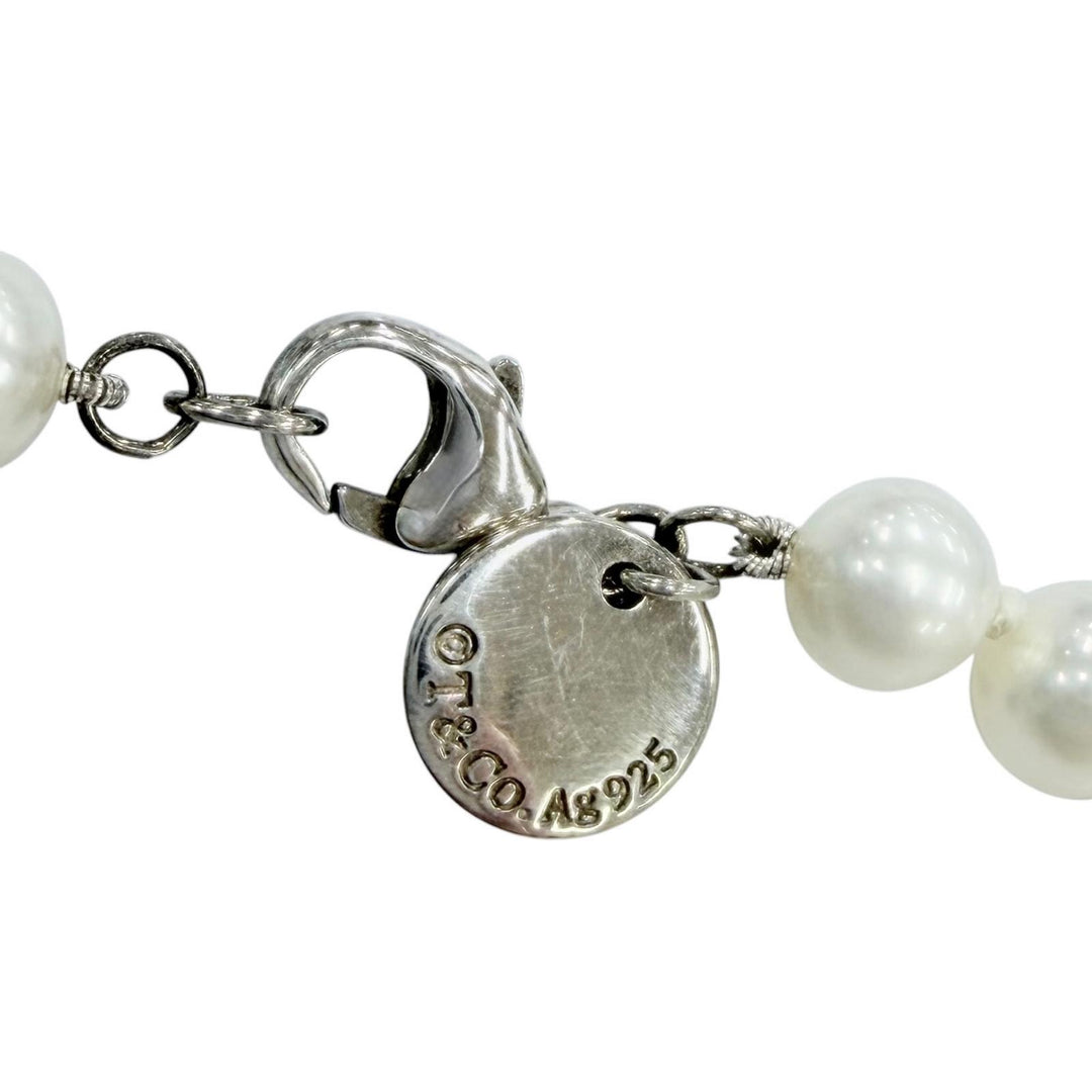 Excellent TIFFANY&Co. Necklace white Freshwater pearl Women