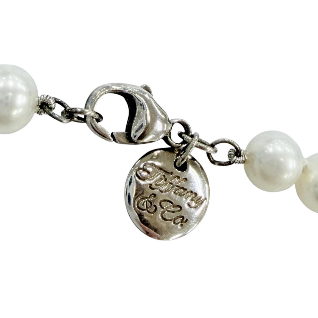 Excellent TIFFANY&Co. Necklace white Freshwater pearl Women
