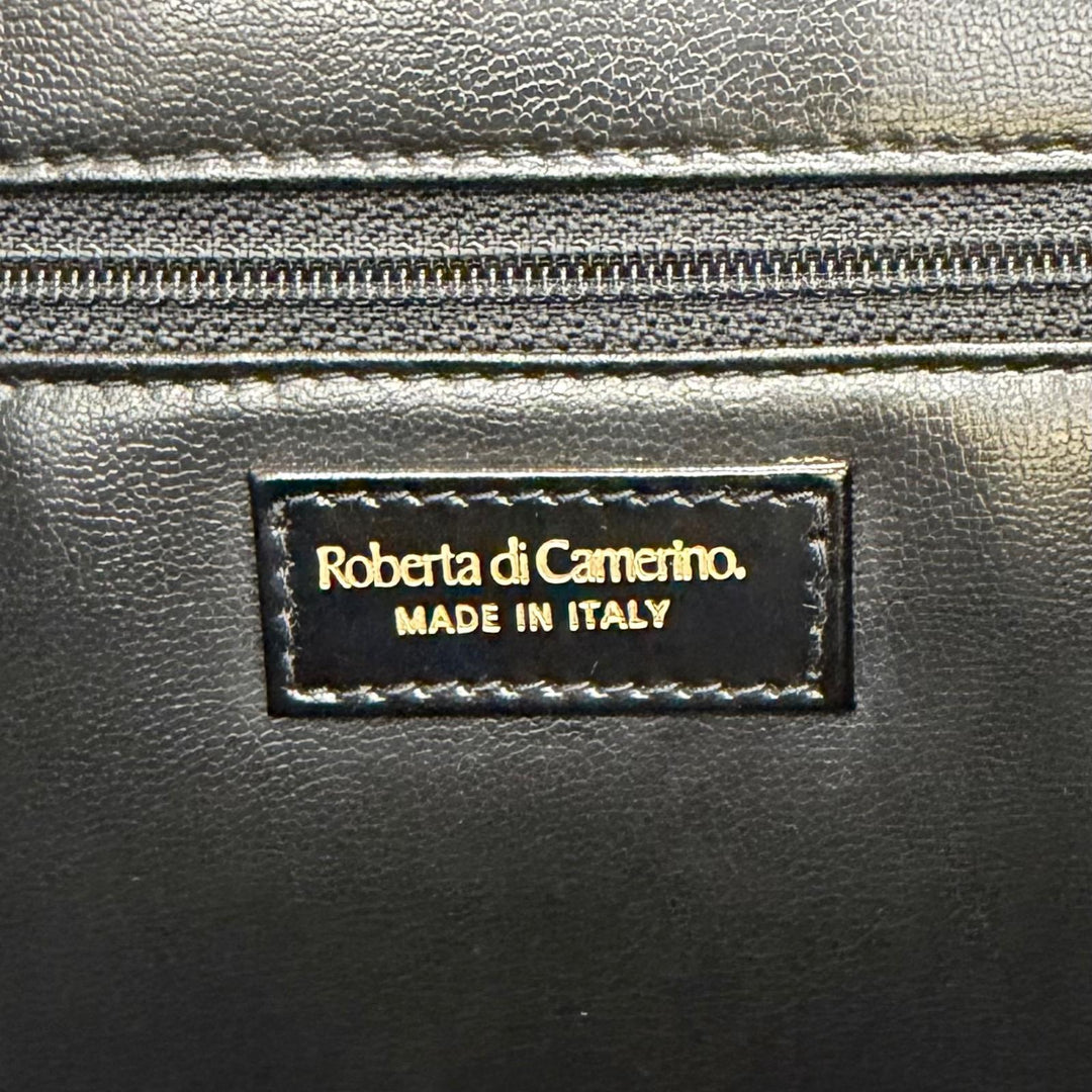 Excellent Roberta di Camerino Handbag Calavera Calavera Dalles Bag Red Velor