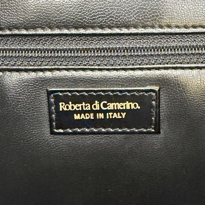 Excellent Roberta di Camerino Handbag Calavera Calavera Dalles Bag Red Velor