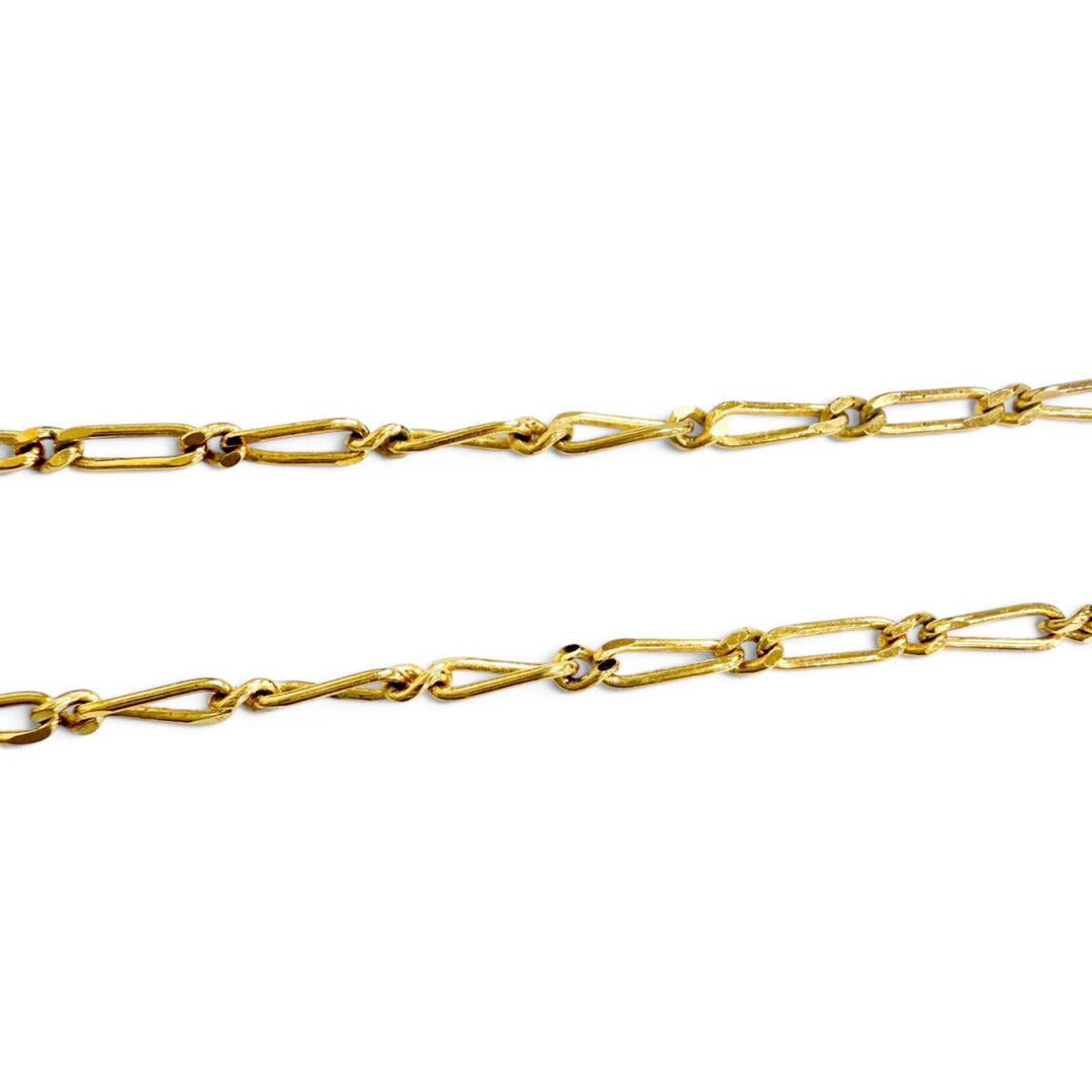 Very Good CHANEL Necklace Circle COCO Mark 1983 gold Women