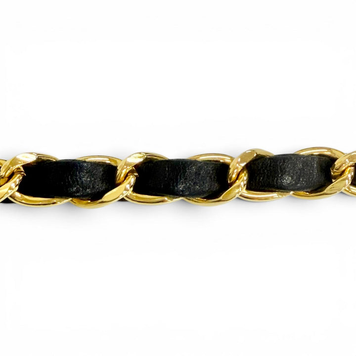 Great CHANEL belt COCO Mark Charm Chain gold Gold Plated Women