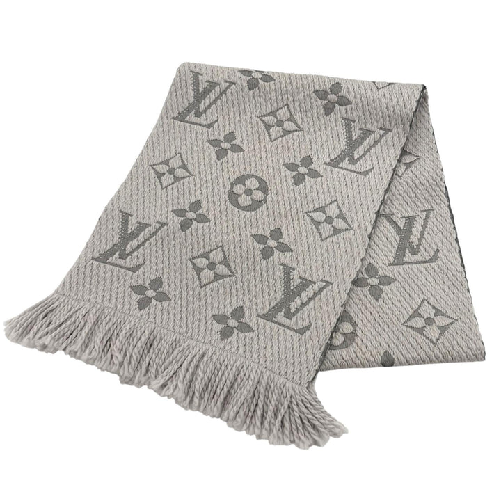 Great LOUIS VUITTON Scarf Echal Progomania fringe wool Women M74742