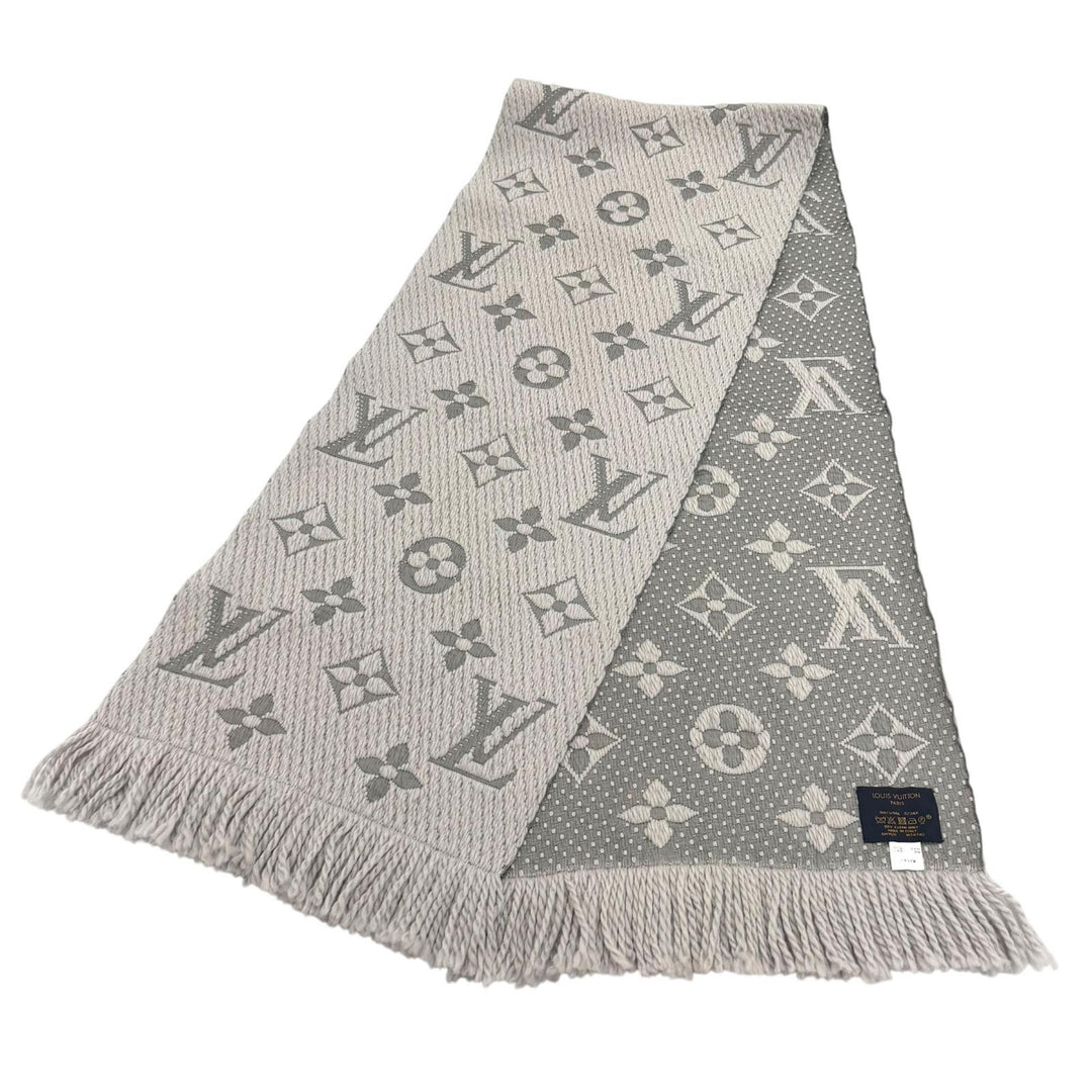 Great LOUIS VUITTON Scarf Echal Progomania fringe wool Women M74742
