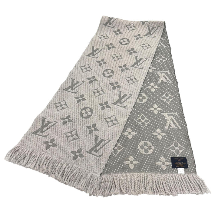 Great LOUIS VUITTON Scarf Echal Progomania fringe wool Women M74742