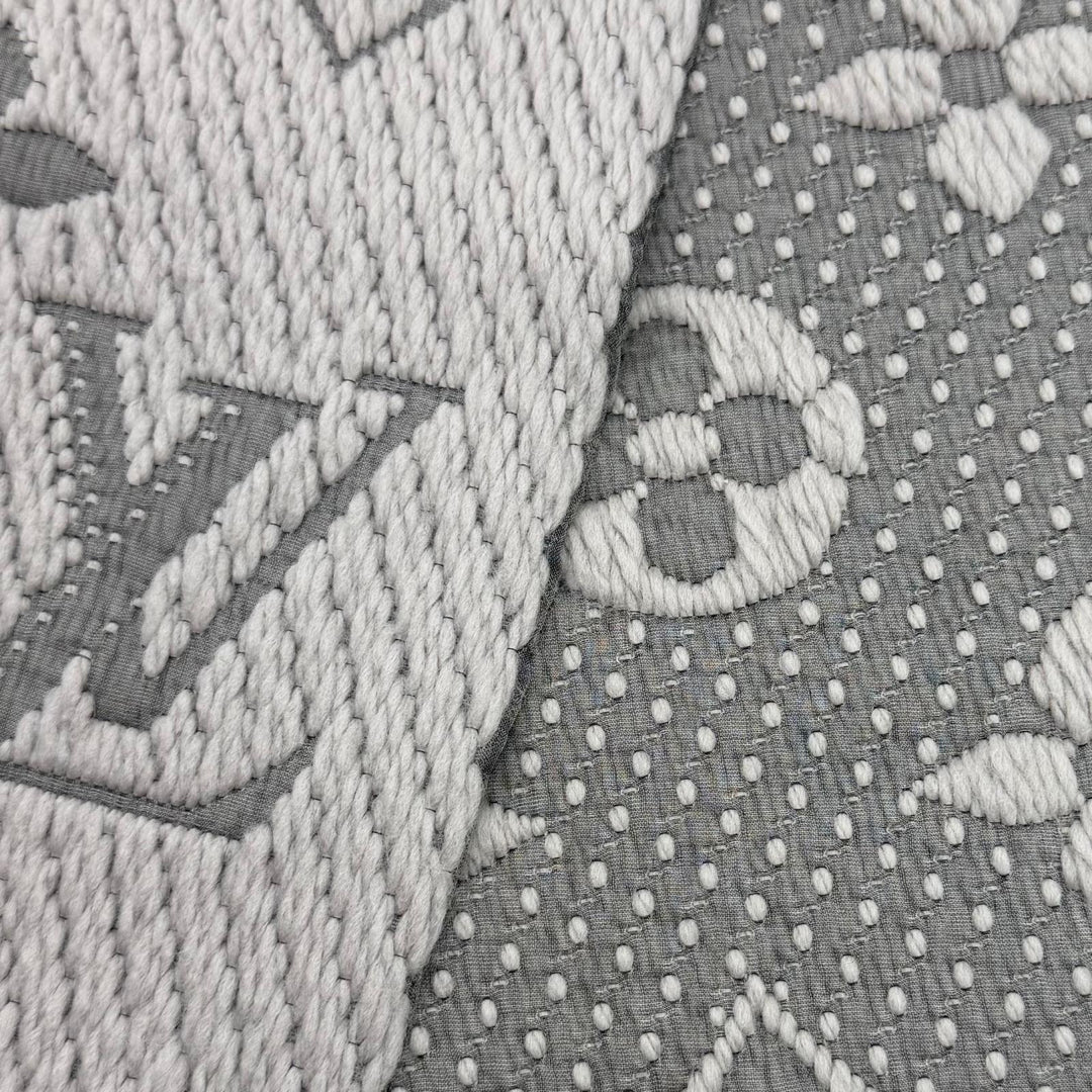 Great LOUIS VUITTON Scarf Echal Progomania fringe wool Women M74742